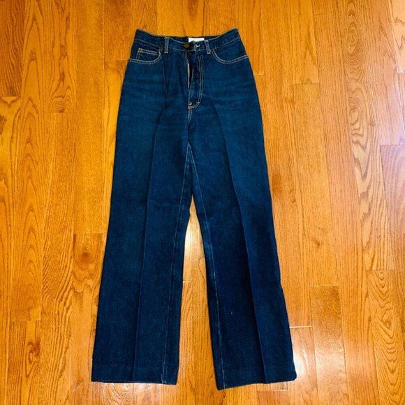 Vintage Calvin Klein Deadstock Denim Blue Jeans Women’s Made In USA NEW 60s 70s - Picture 2 of 16